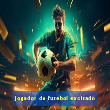 jogador de futebol excitado